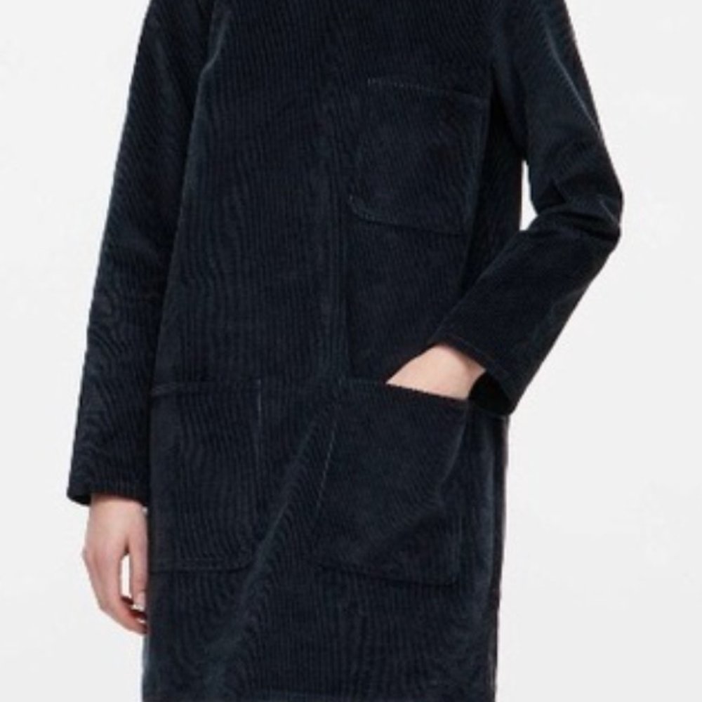 Cos Corduroy dress - black, size 4 (Eur 34), pockets!